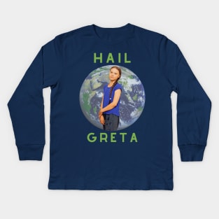 GRETA THUNBERG T-SHIRT Kids Long Sleeve T-Shirt